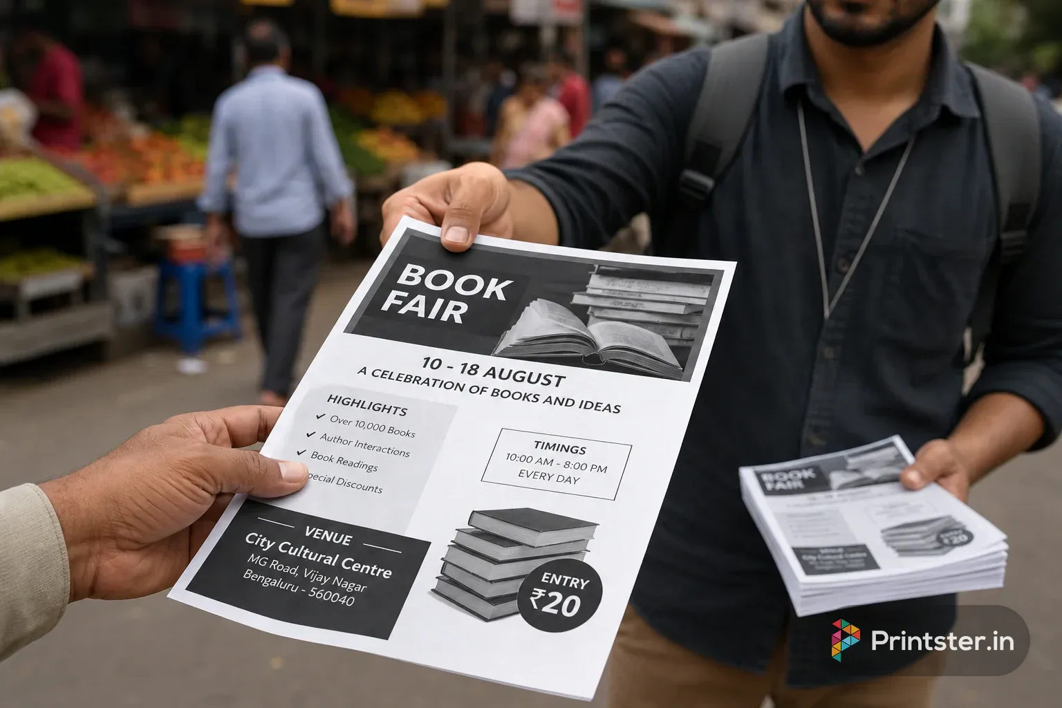 Flyers, Pamphlets, or Leaflets – Black and White gallery image 2