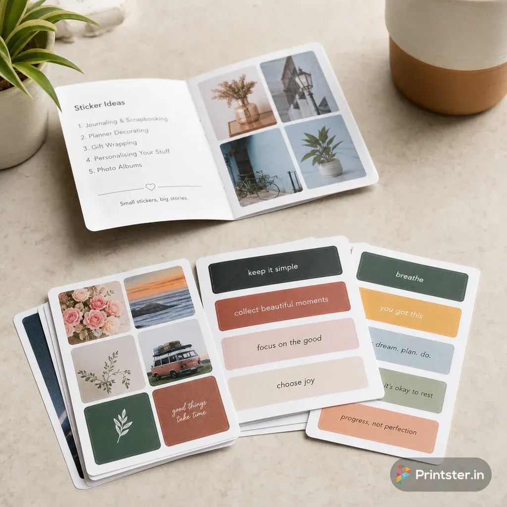 Round Edge Square Rectangle Stickers gallery image 1